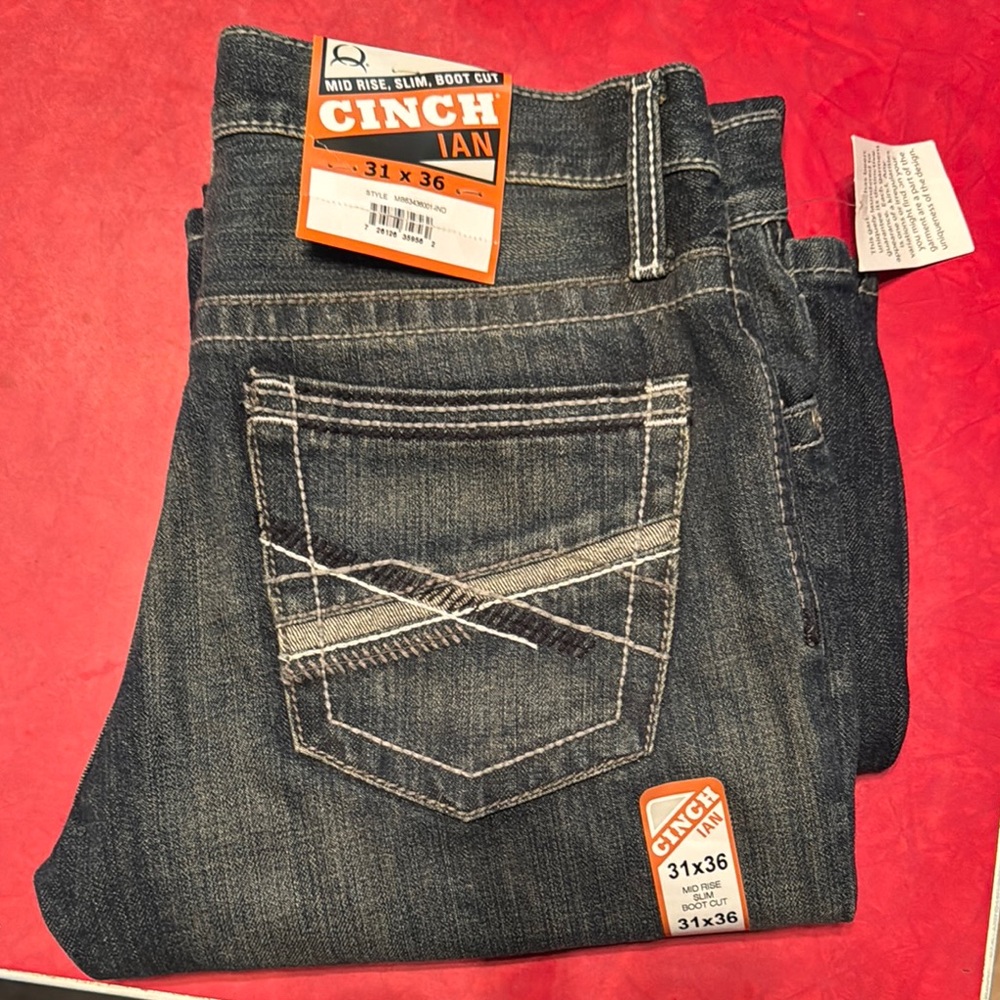 Cinch Blue Bootcut Jeans Classic Style